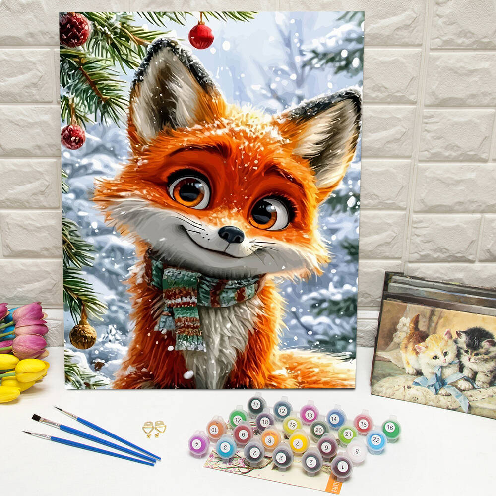 Art Craft Winter - 1 шт. безрамный набор для самостоятельной
