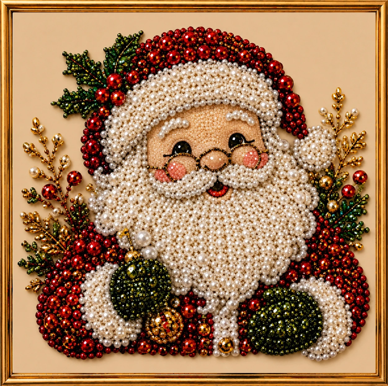 Art Craft Easy - Набор для самостоятельного создания рождественского жемчужного