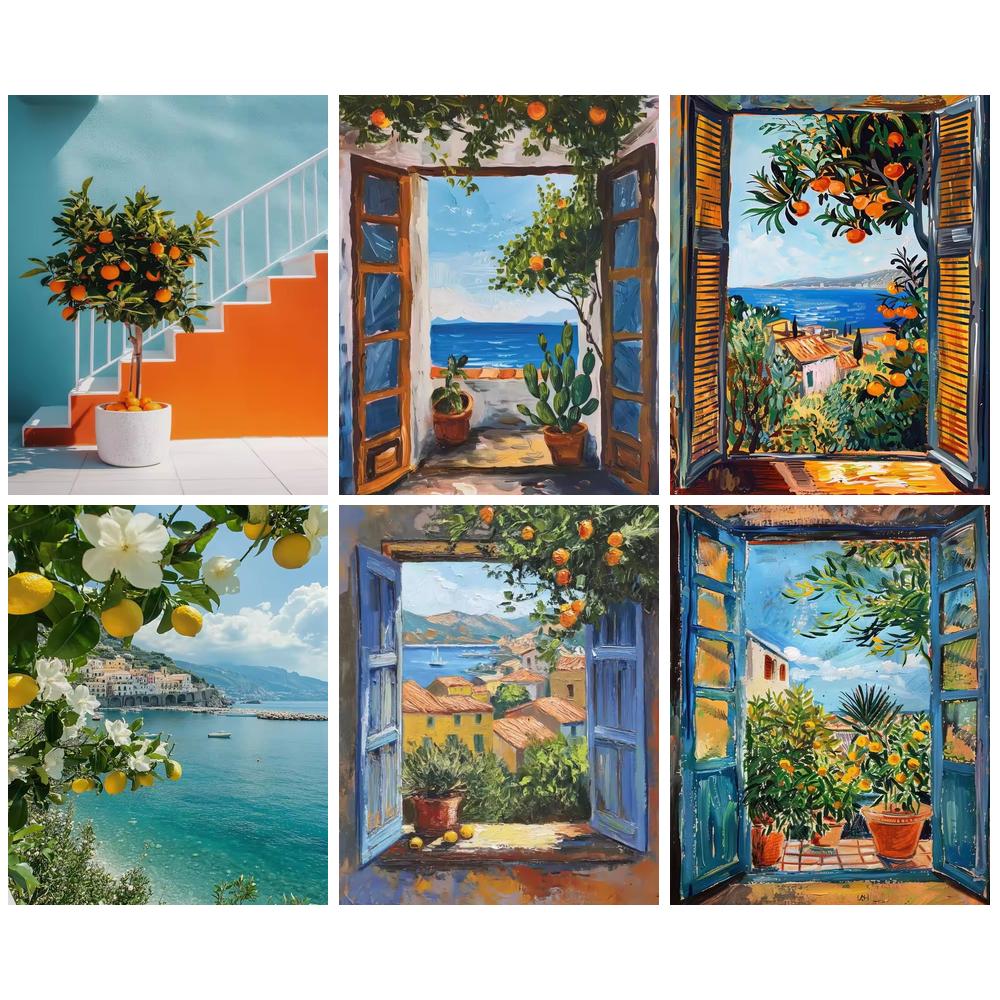 Art Craft Door - GATYZTORY Картина по номерам, ручная роспись,