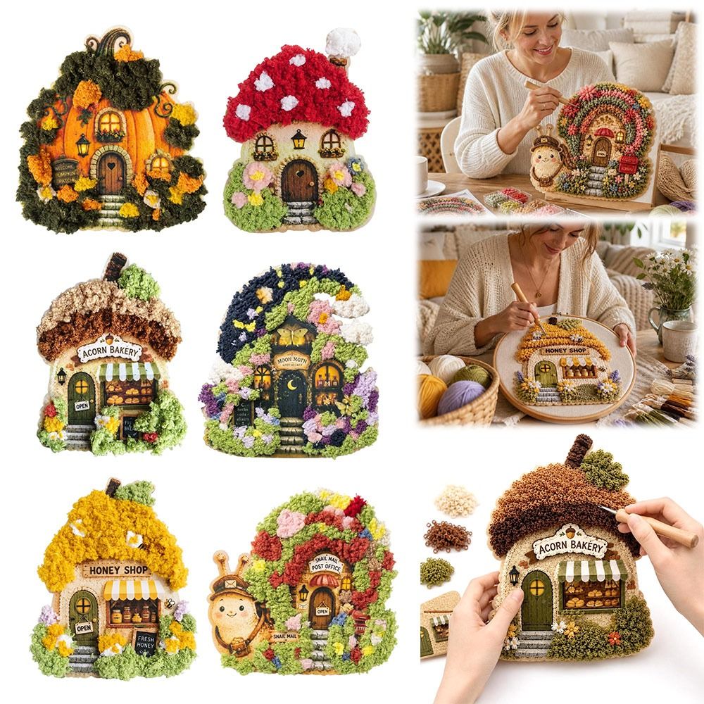 Art Craft Village - Набор для творчества из 3D-ткани «Причудливая