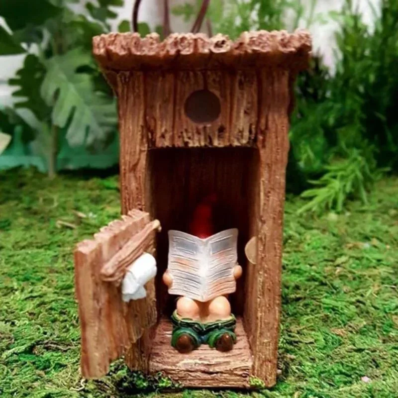 Art Craft Door - Читающая книга Статуя гнома Скульптура Коготь