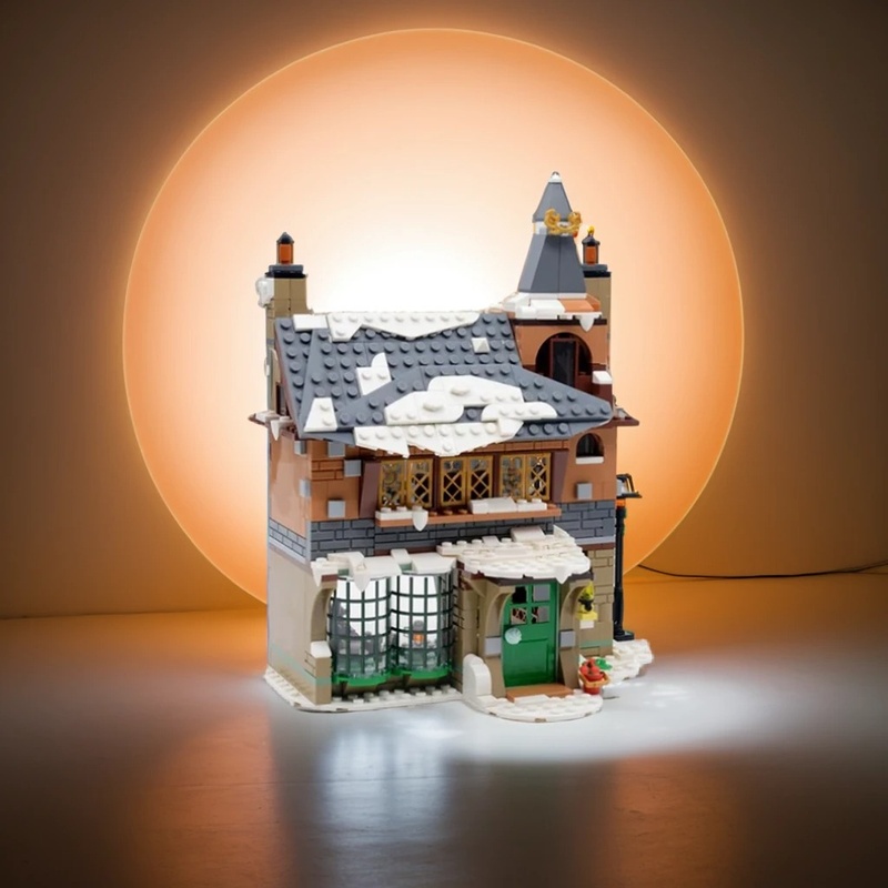 Art Craft Village - 691 деталь MOC Зимняя деревня: Старинный