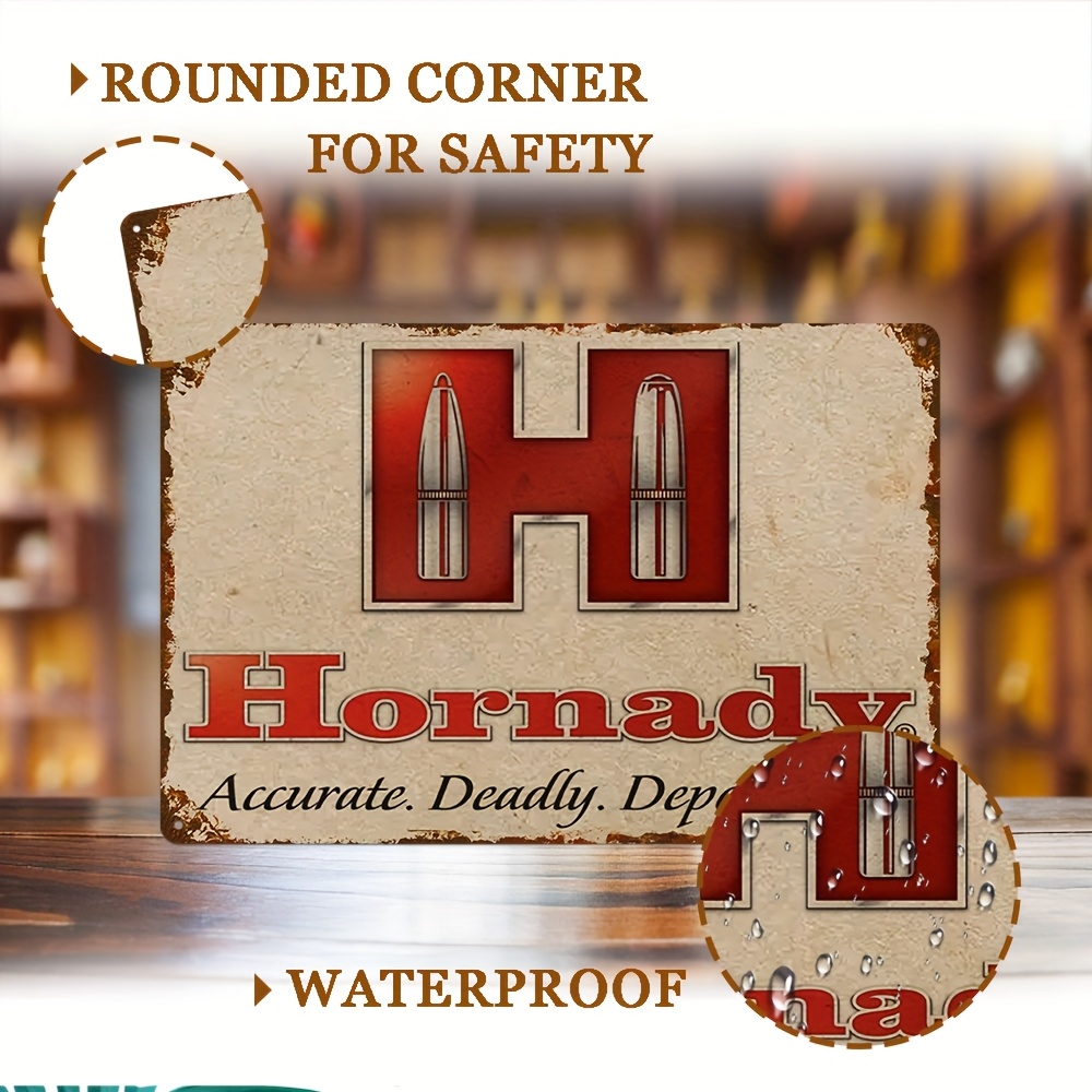 Art Craft Restaurant - Металлическая табличка Hornady 