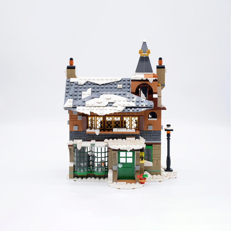 691 деталь MOC Зимняя деревня: – обзор и цена Art Craft Village