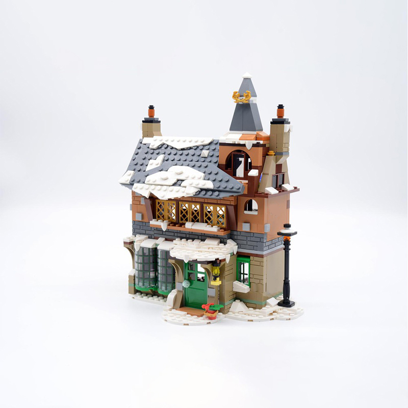 691 деталь MOC Зимняя деревня: – обзор и цена Art Craft Village
