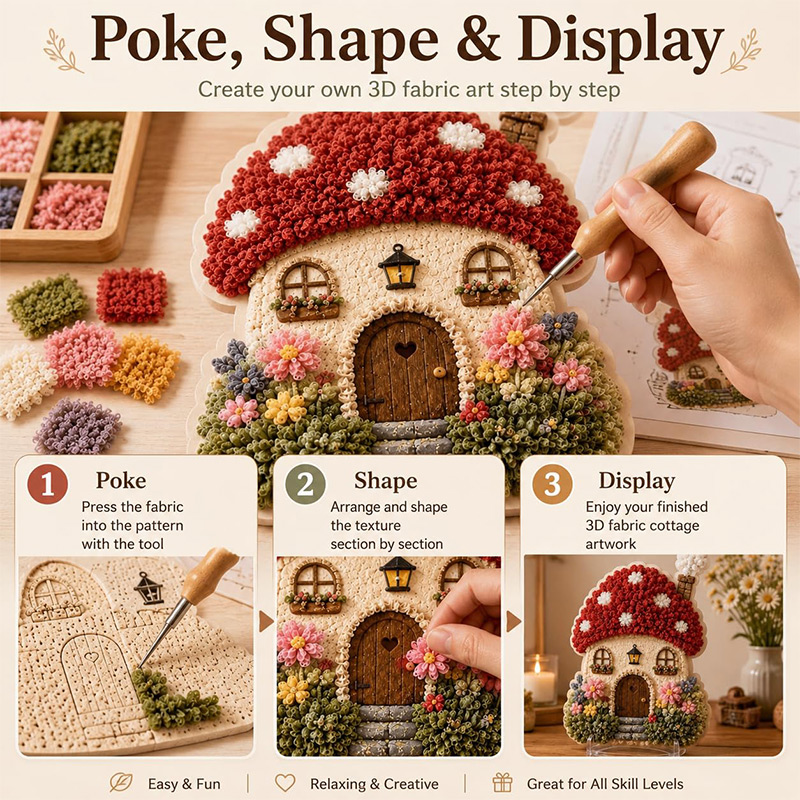 Набор для рукоделия «3D Домик- – обзор и цена Art Craft Store