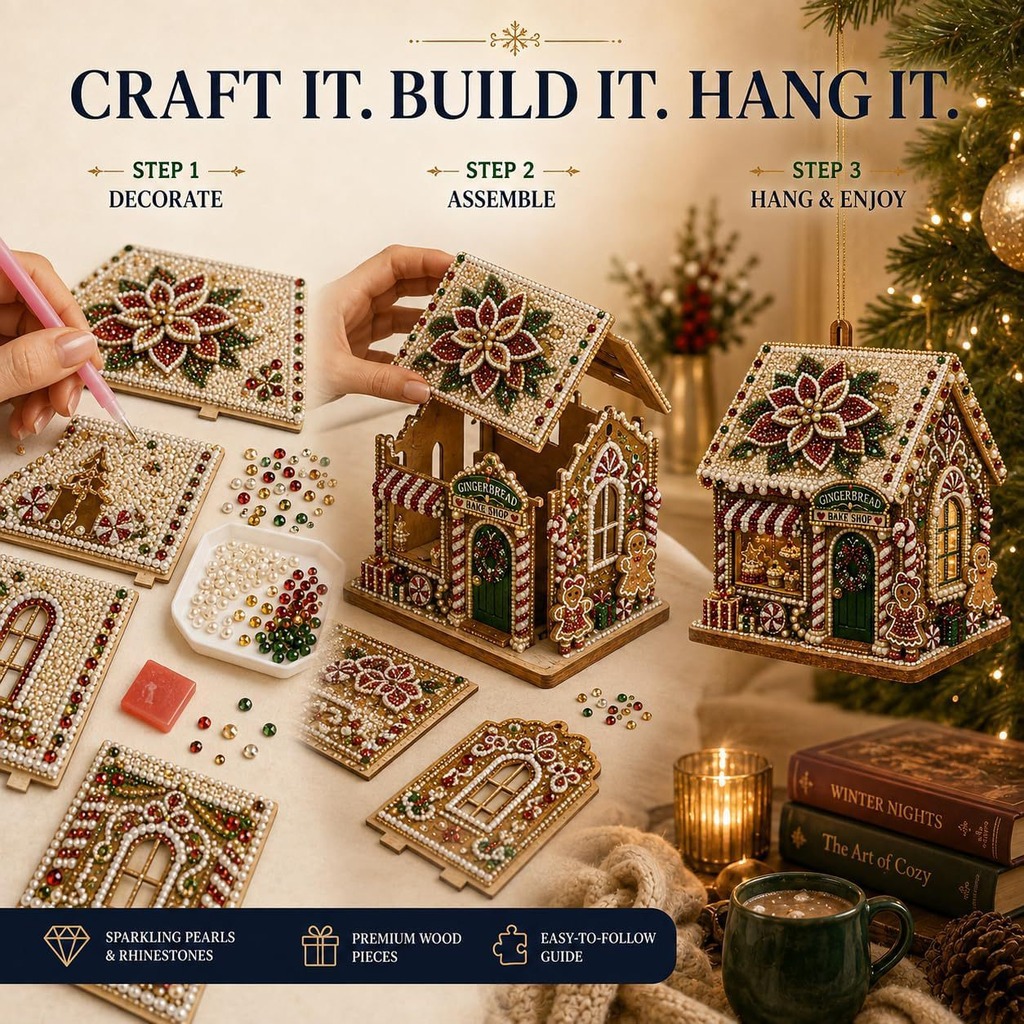 Набор для создания 3D-домиков  – обзор и цена Art Craft Village