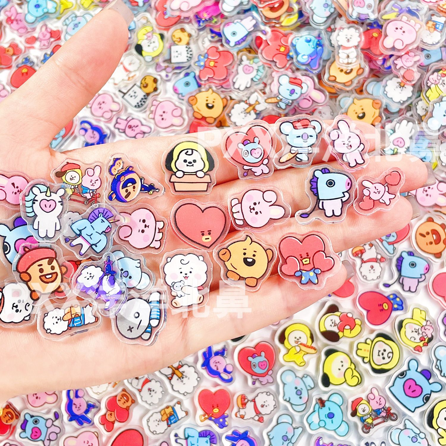 100 шт. акриловых элементов BT – обзор и цена Art Craft Store